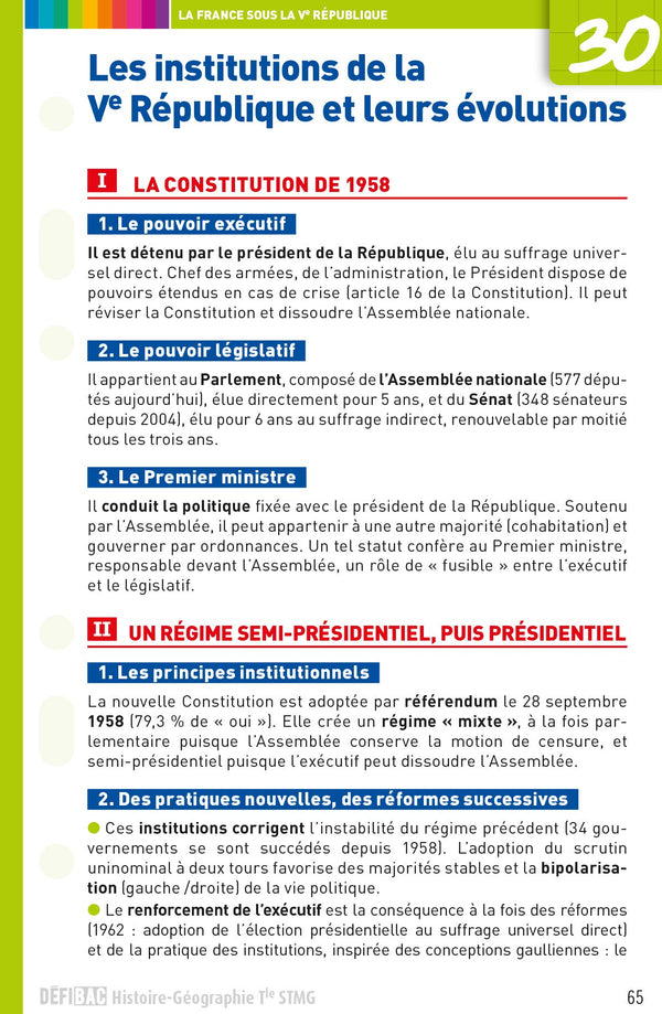 DéfiBac - Fiches de révision - Histoire-Géo Tle STMG + OFFERT : vos fiches sur votre mobile