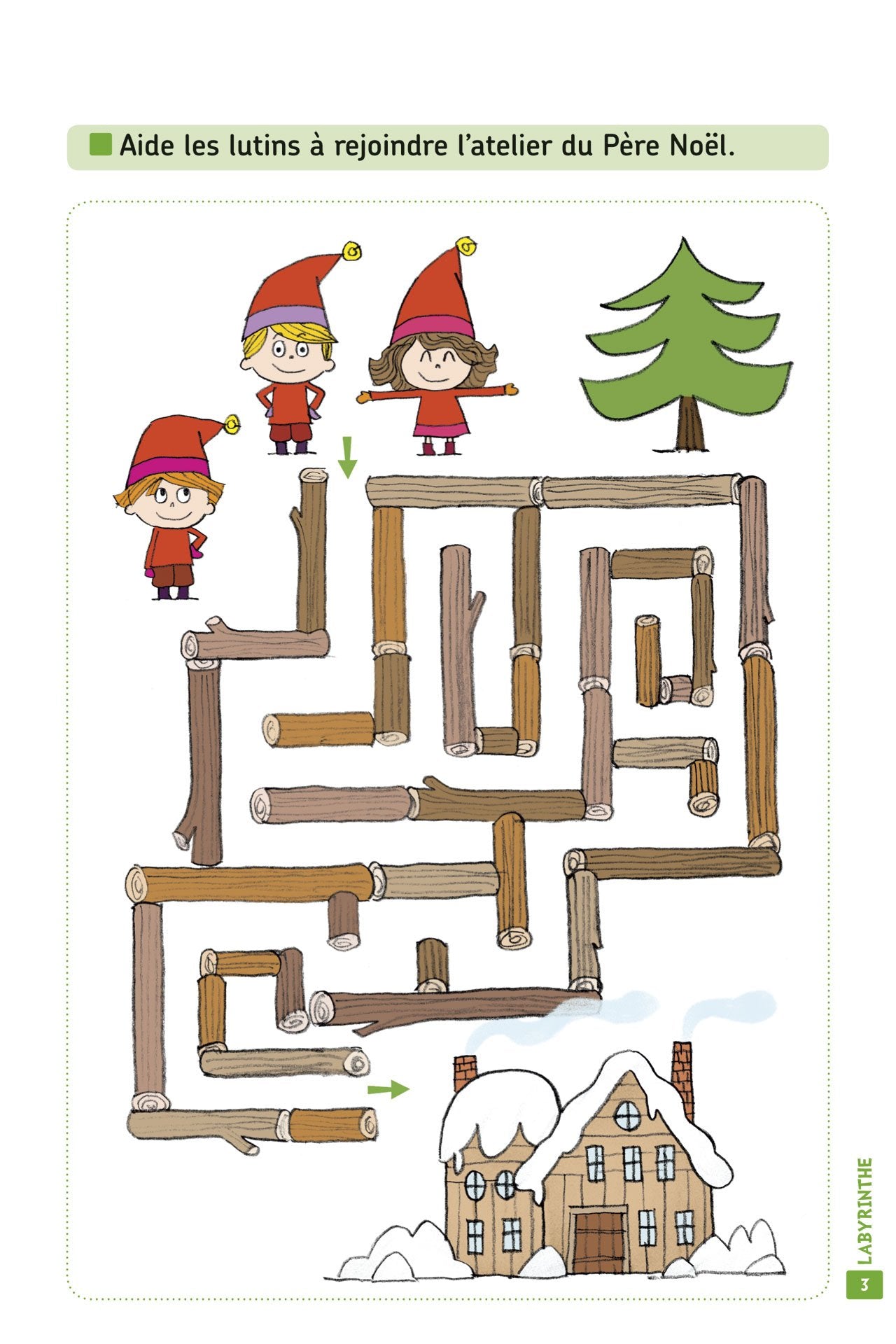Bloc activités: 120 jeux - joyeux Noël ! - De 4 à 6 ans
