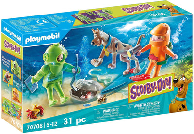 Playmobil Scooby-DOO avec fantôme du Capitaine Cutler