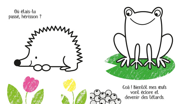 Le printemps - Mes petits coloriages Usborne