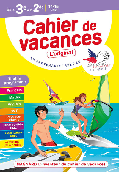 Cahier de vacances 2022, de la 3e vers la 2de: Magnard, l'inventeur des cahiers de vacances