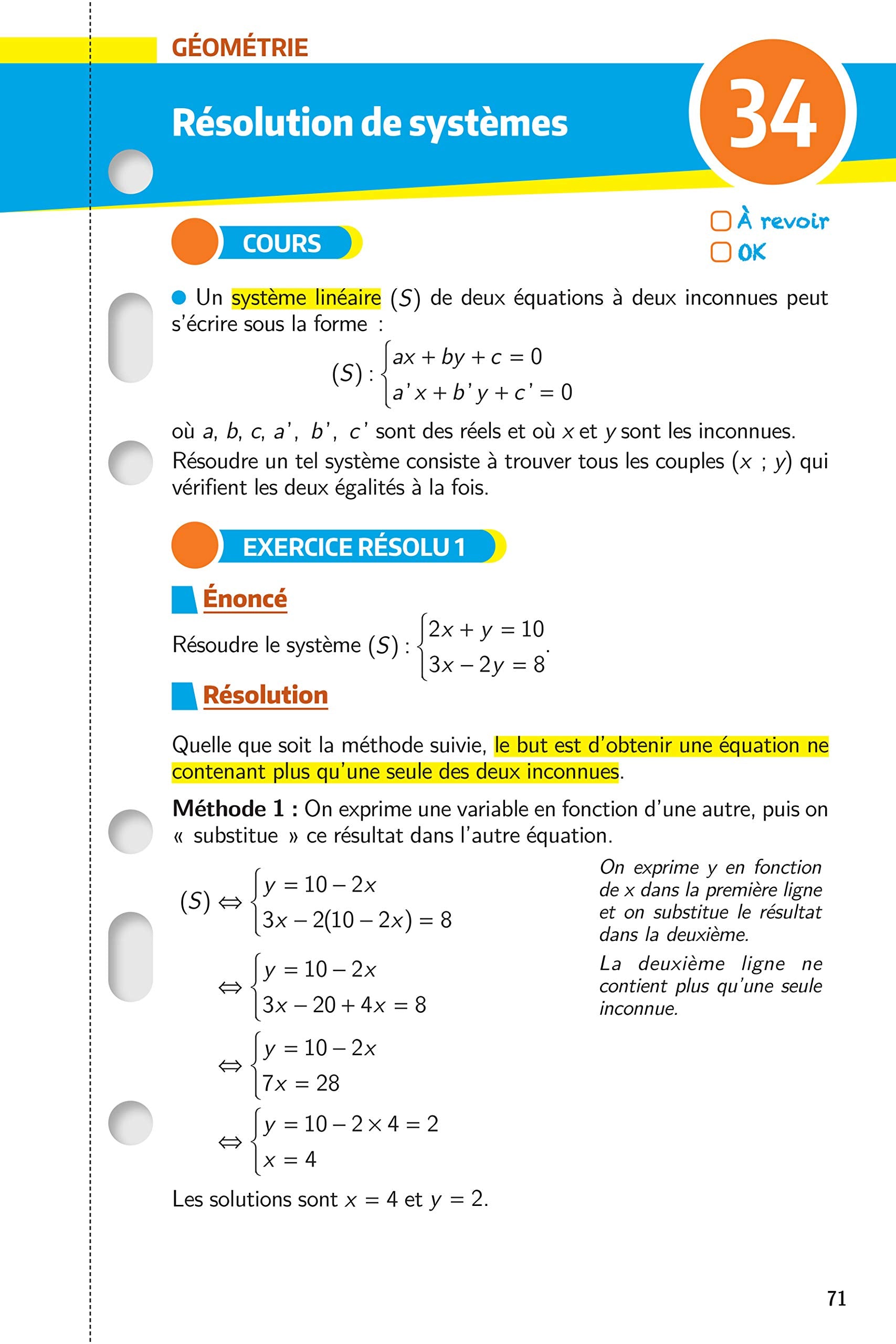 Mes années Bac - Fiches spécialité Maths 1re