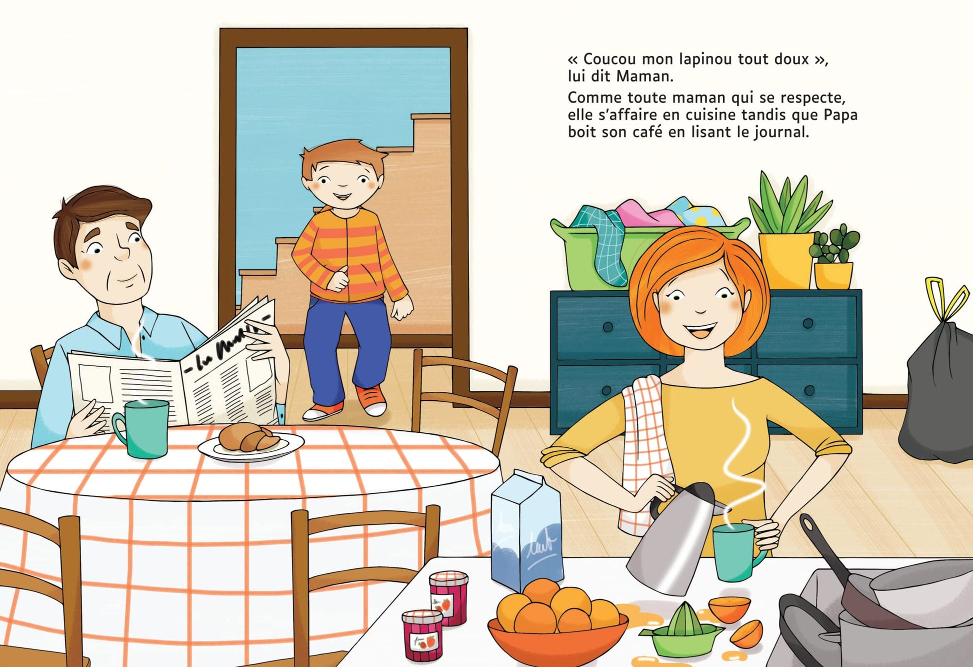 Le sac à dos rose - Edition en gros caractères