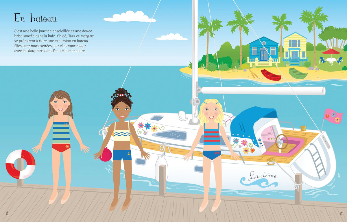 J'habille mes amies - En vacances - Dès 5 ans