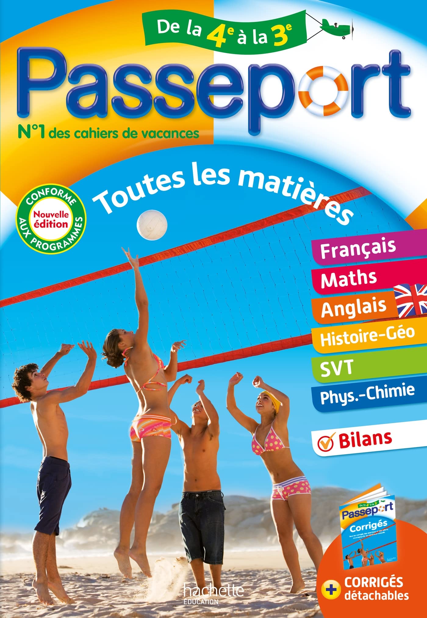 Passeport - Toutes les matières - De la 4e à la 3e - Cahier de vacances 2024