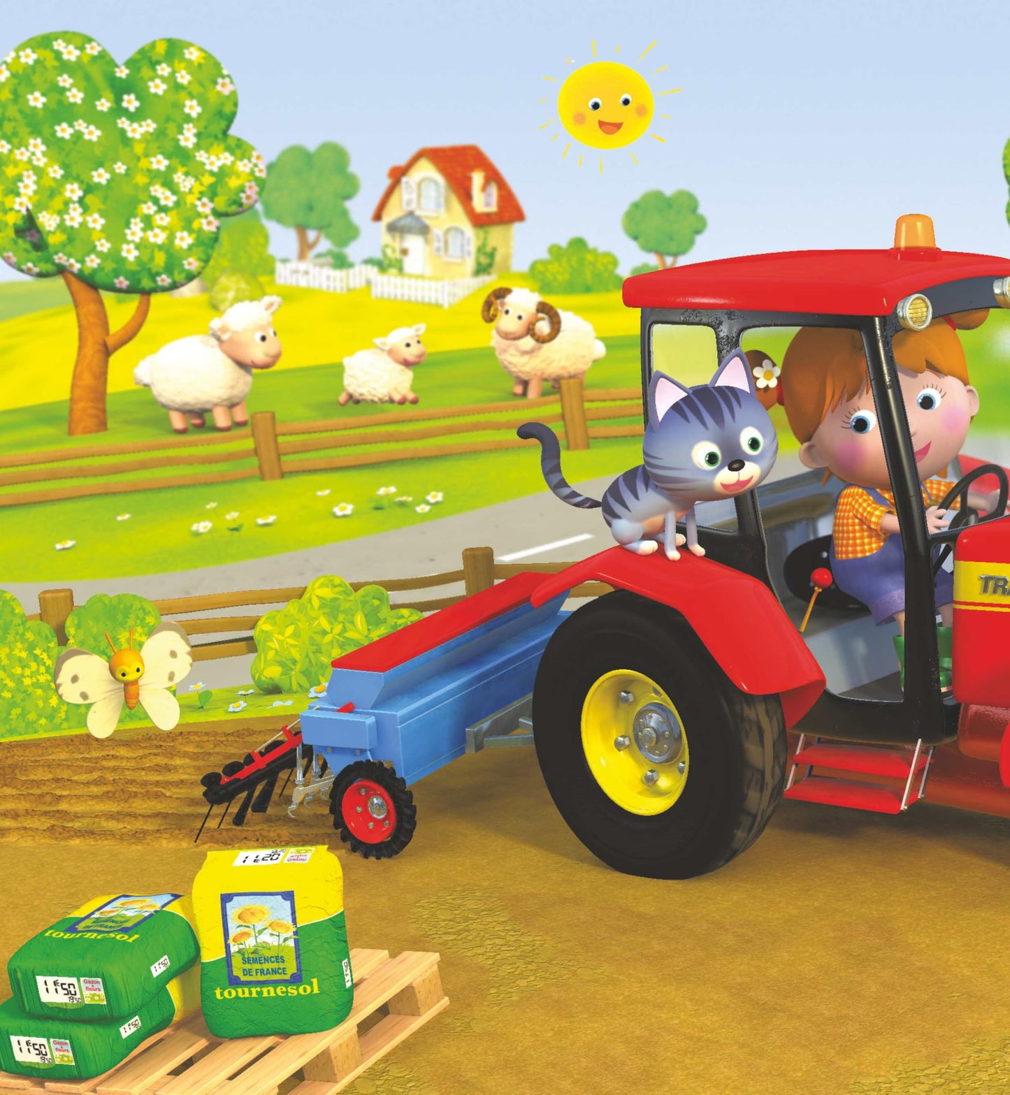 Le tracteur de Fleur