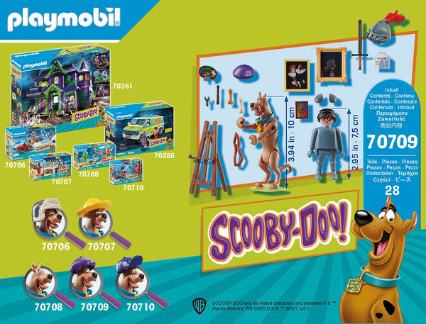 Playmobil 70709 Scooby-DOO avec Chevalier Noir- Scooby-Doo !- Scooby-Doo !- Scooby-Doo Chevalier