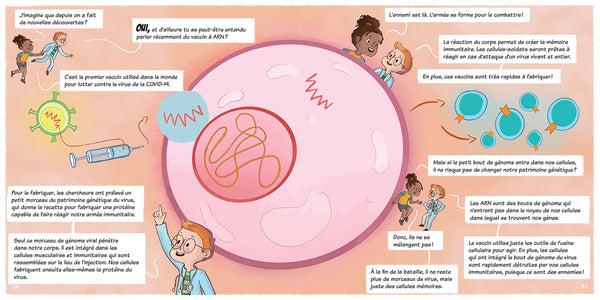 Estelle et Noé à la découverte des vaccins