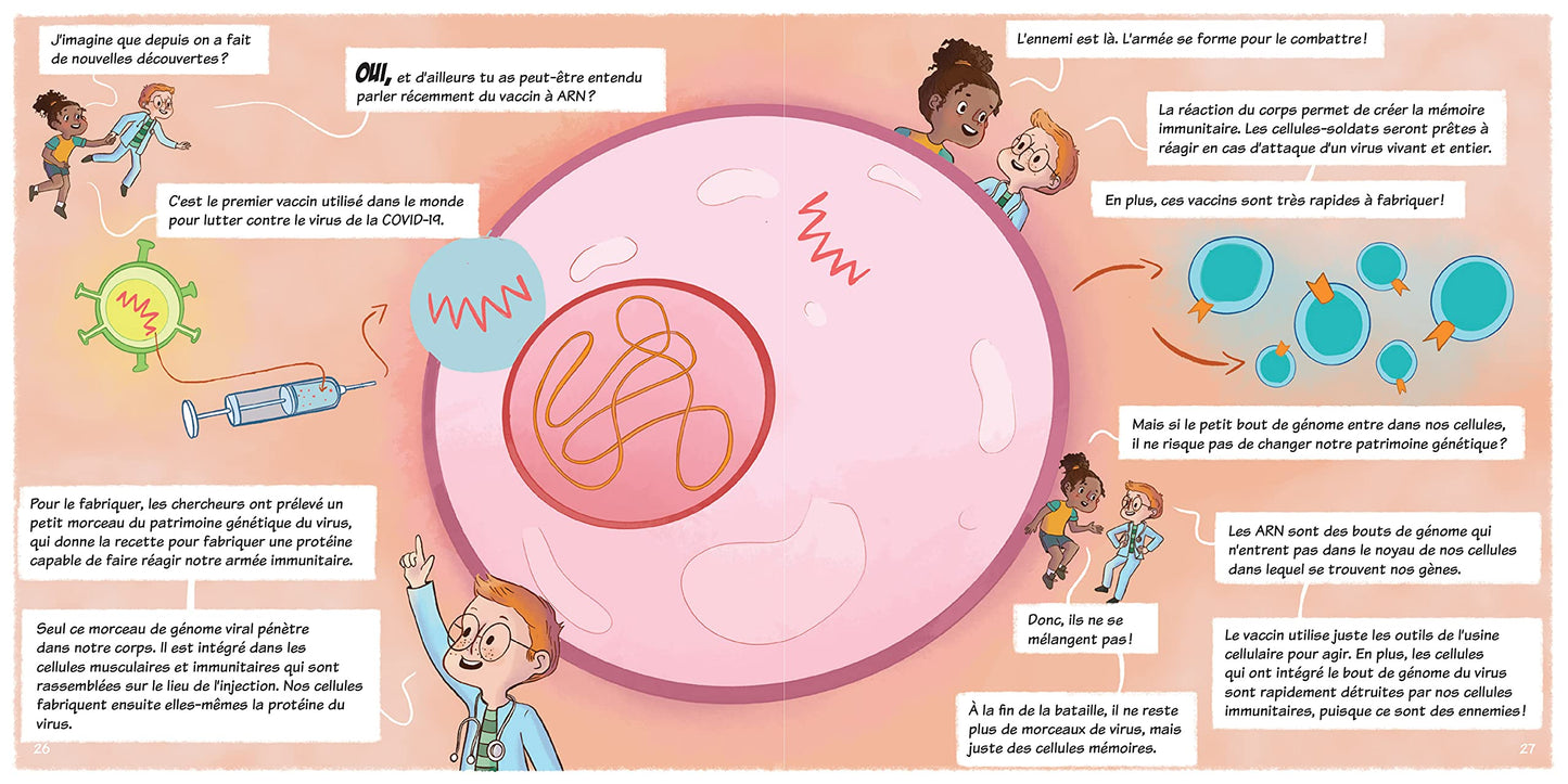 Estelle et Noé à la découverte des vaccins