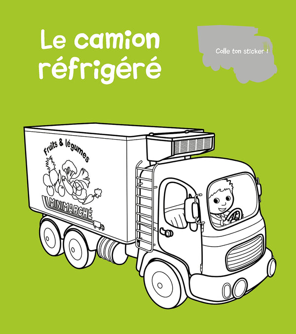 Mon coloriage p'tit garçon - Les camions