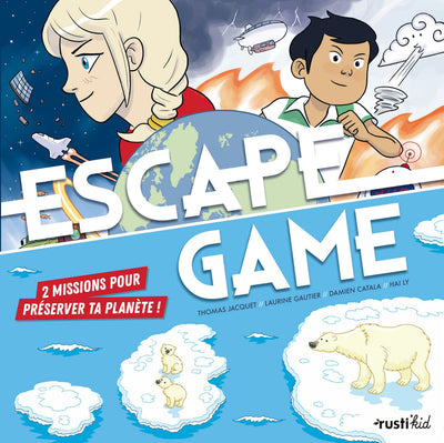 Escape Game : 2 missions pour préserver ta planète !: Défends la Terre et sauve la nature et les animaux.