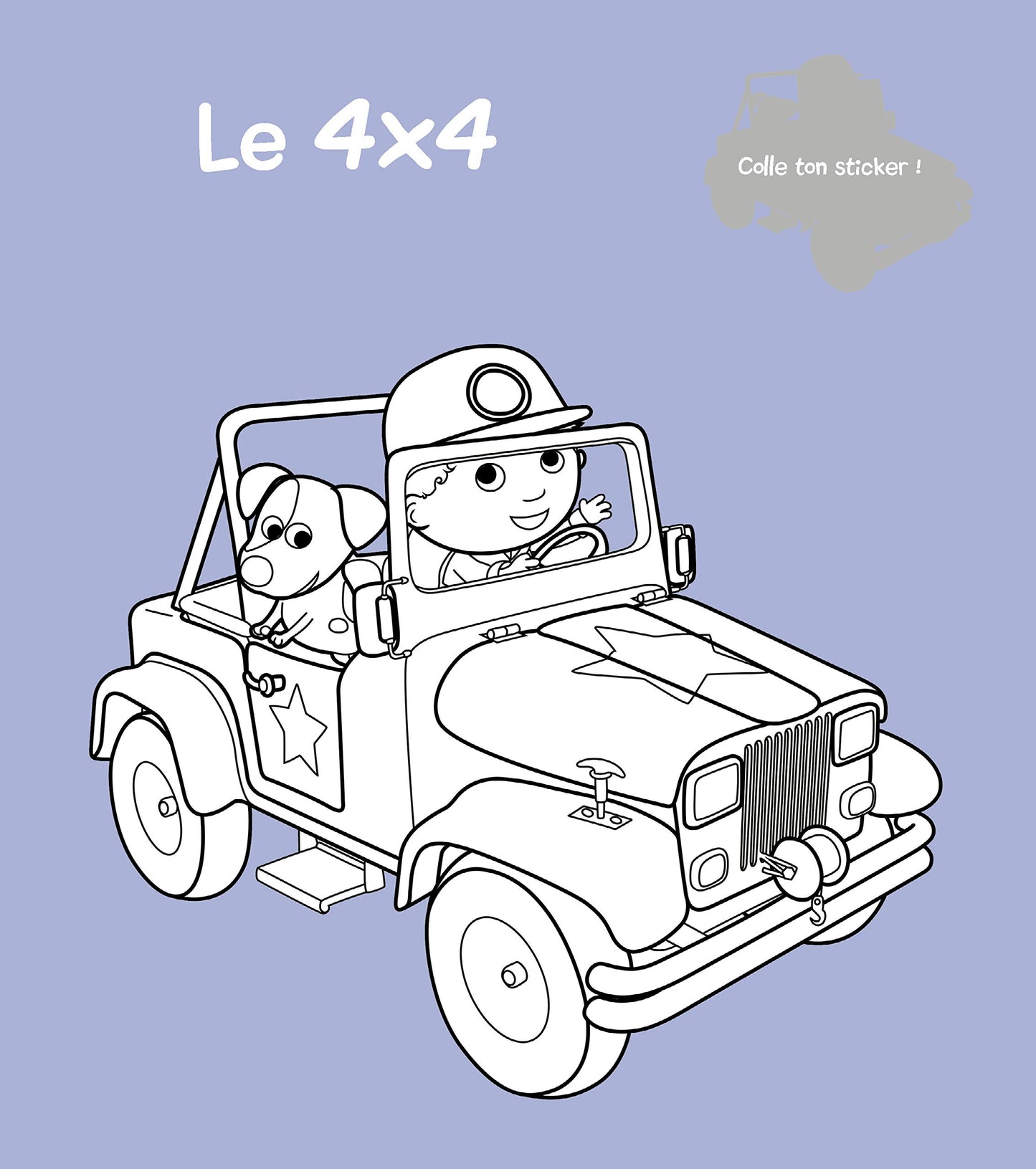 Mon coloriage p'tit garçon - Les voitures