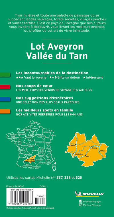 Guide Vert Lot Aveyron Vallée du Tarn