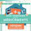 Mon semainier spécial médicaments - 52 tableaux pour suivre mes traitements Mémoniak - bloc aimanté
