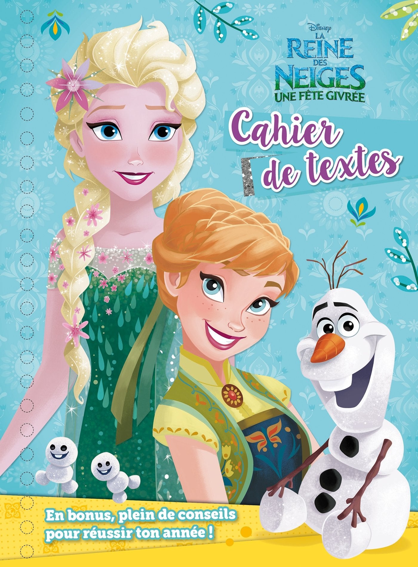 Cahier de textes La Reine des Neiges - Une fête givrée