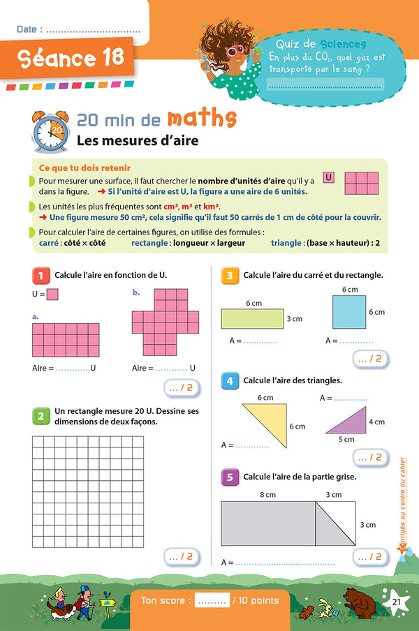 Prêt pour la 6e - cahier de vacances, révisions du CM2