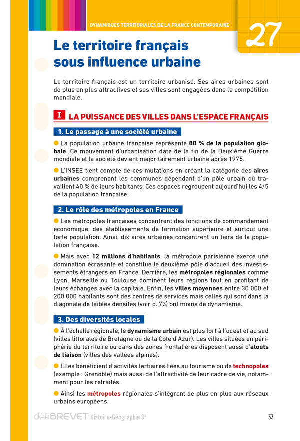 Defibrevet - fiches de révision - histoire géo emc 3e