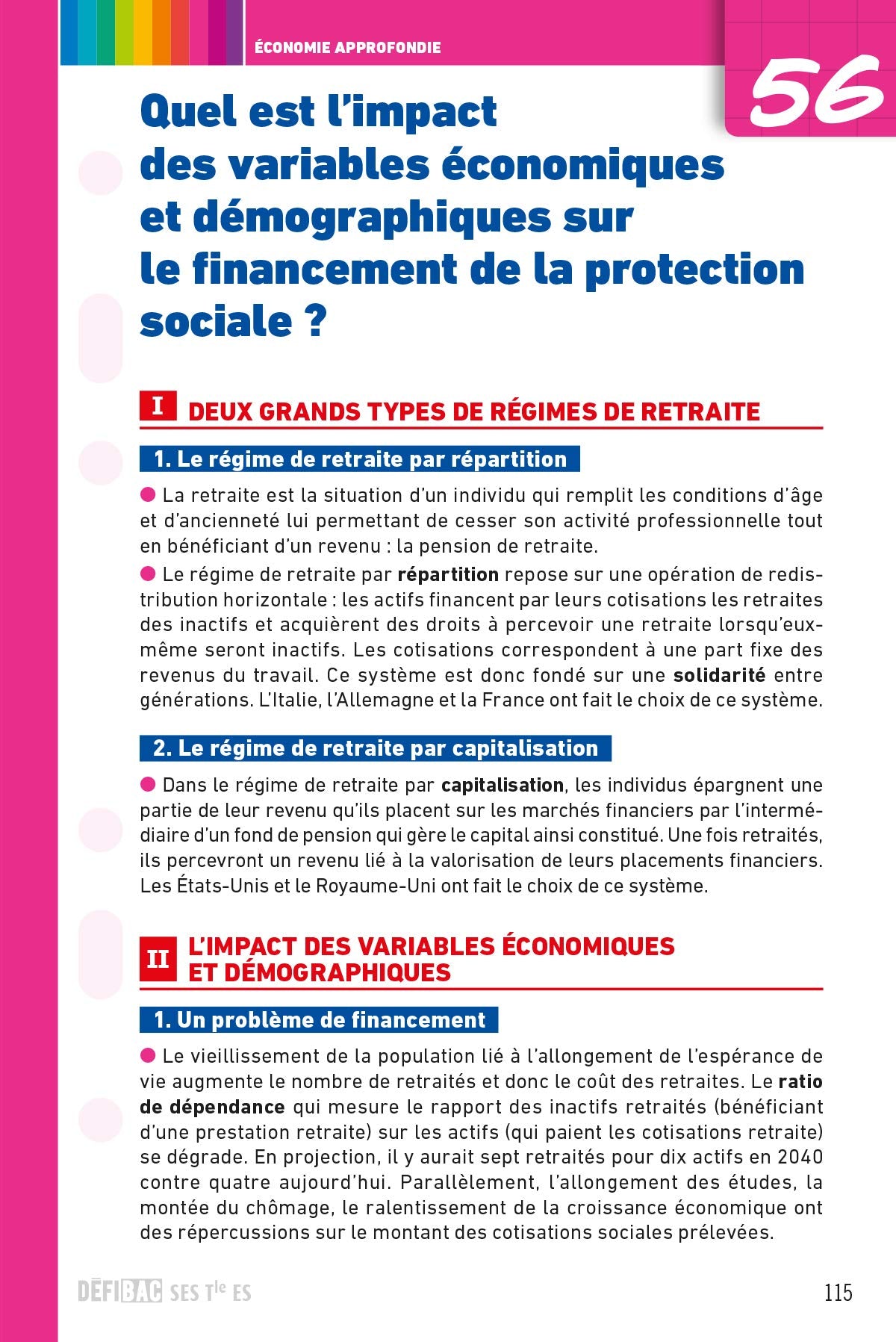 DéfiBac - Fiches de révision SES Terminale ES + OFFERT : vos fiches sur votre mobile
