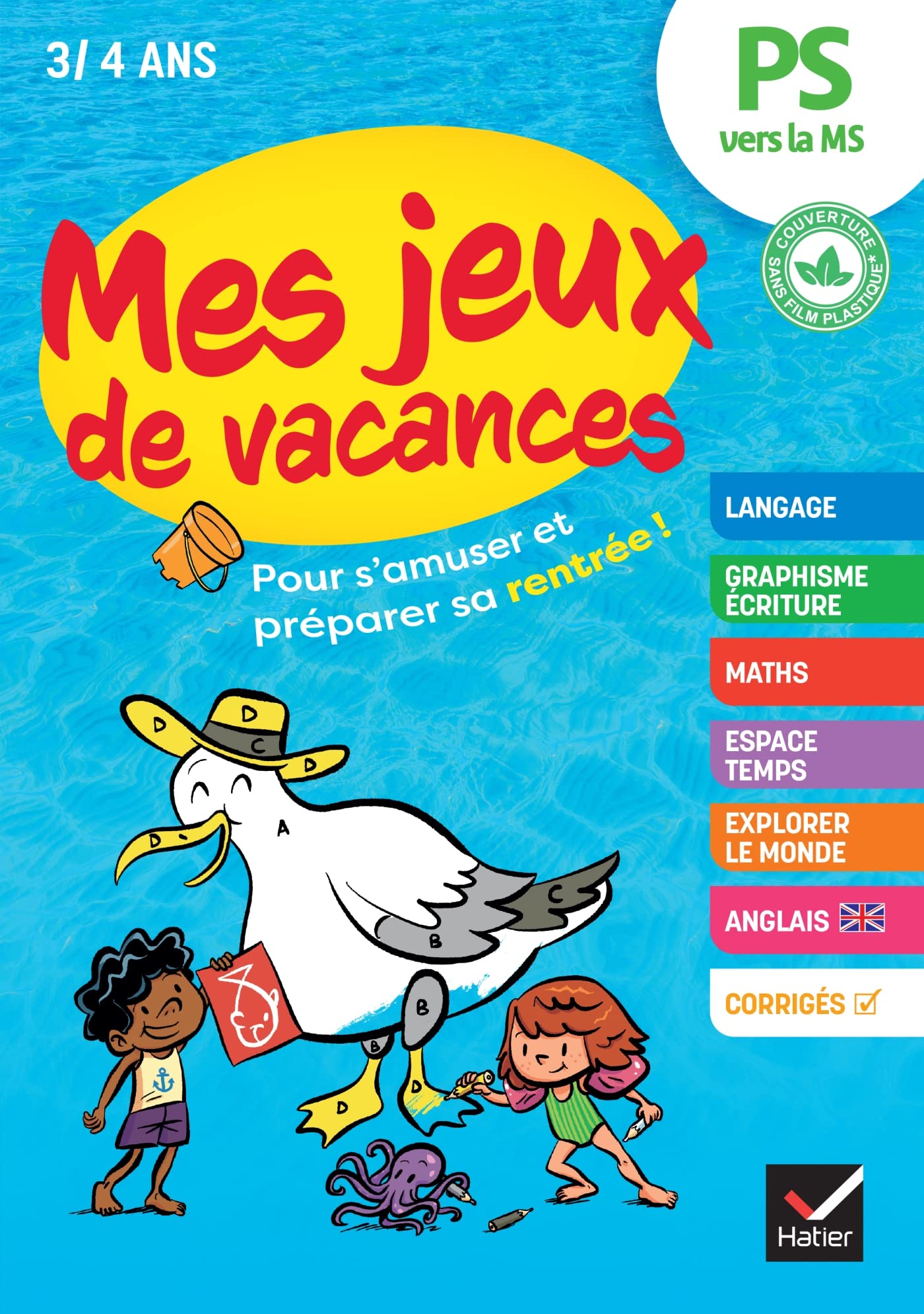 Mes jeux de vacances - Cahier de vacances 2024 de la PS vers la MS: pour réviser en s'amusant