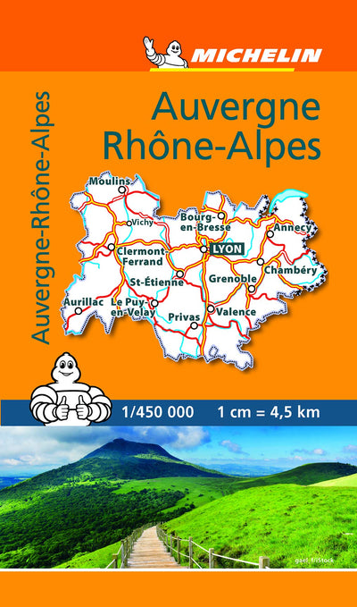 Carte MINI CR AUVERGNE RHONE ALPES