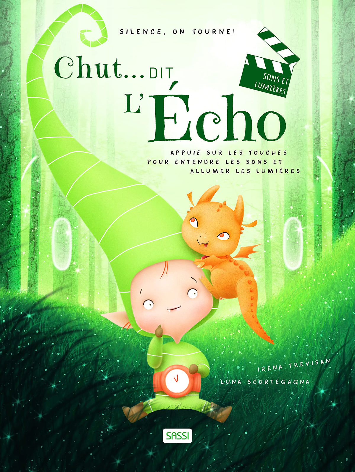 Silence, on tourne ! - Chut ... dit l'écho: Appuie sur les touches pour entendre les sons et allumer les lumières