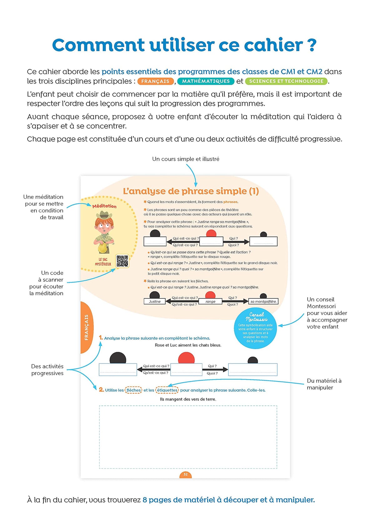 J'apprends facilement avec Montessori - CM1-CM2
