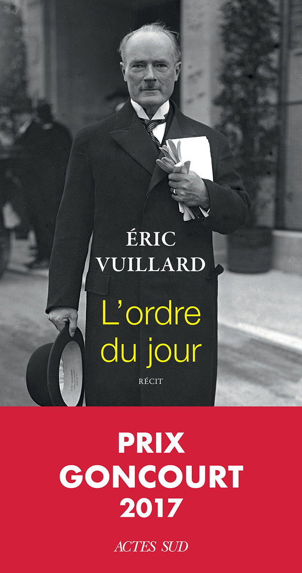 L'ordre du jour - Prix Goncourt 2017