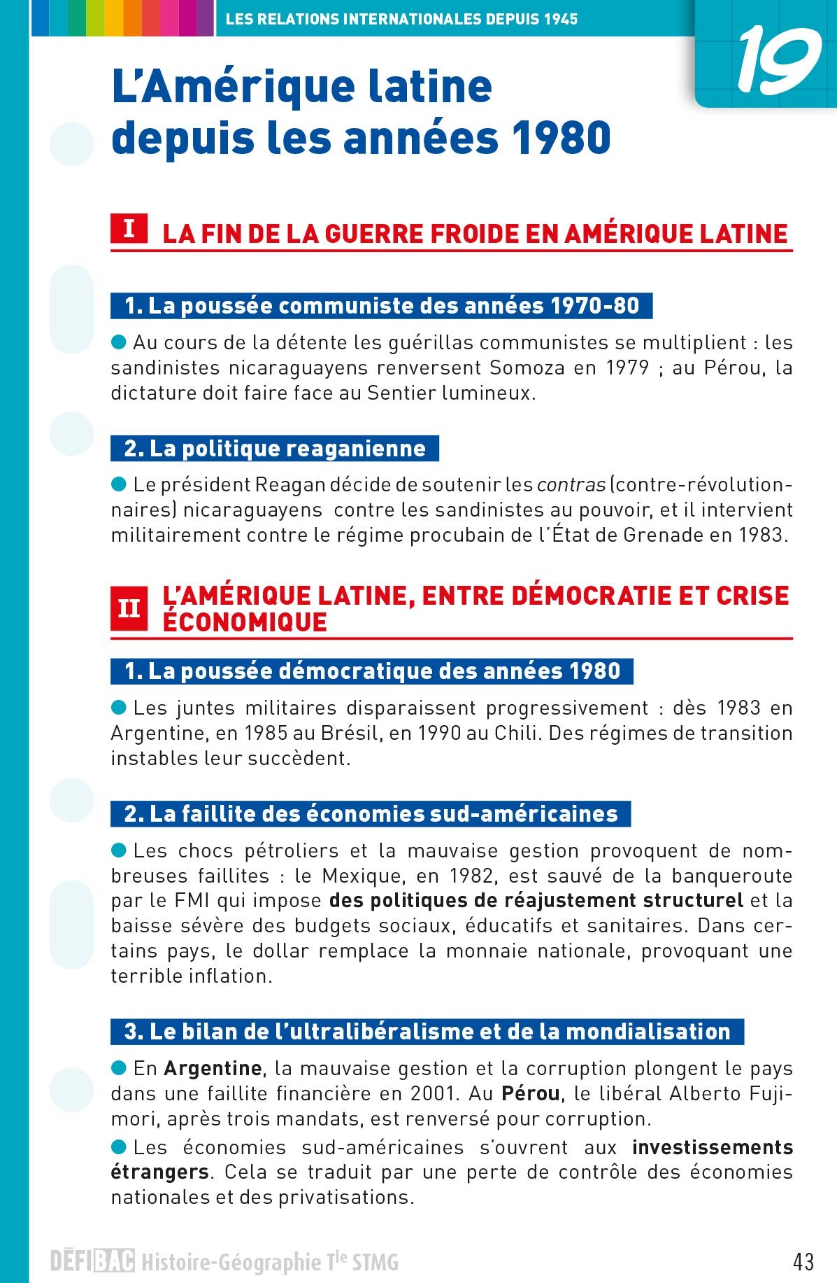 DéfiBac - Fiches de révision - Histoire-Géo Tle STMG + OFFERT : vos fiches sur votre mobile