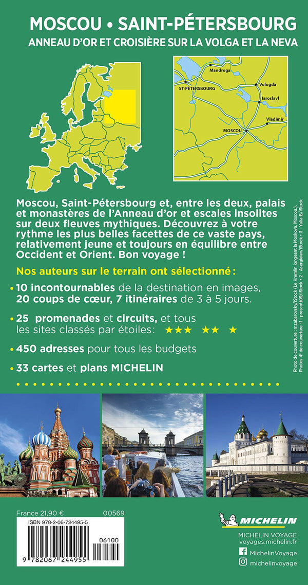 Guide Vert Moscou, Saint-Pétersbourg