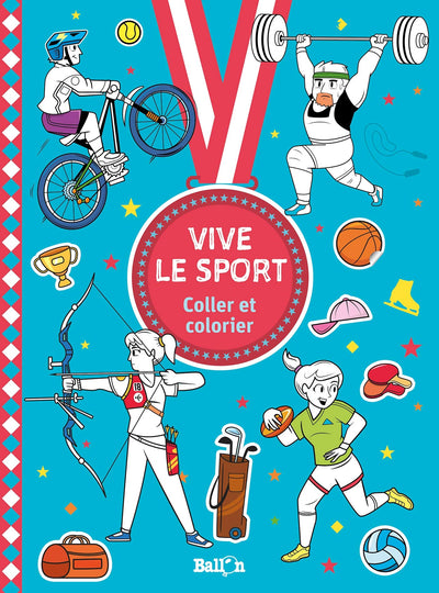 Sport : coller-colorier