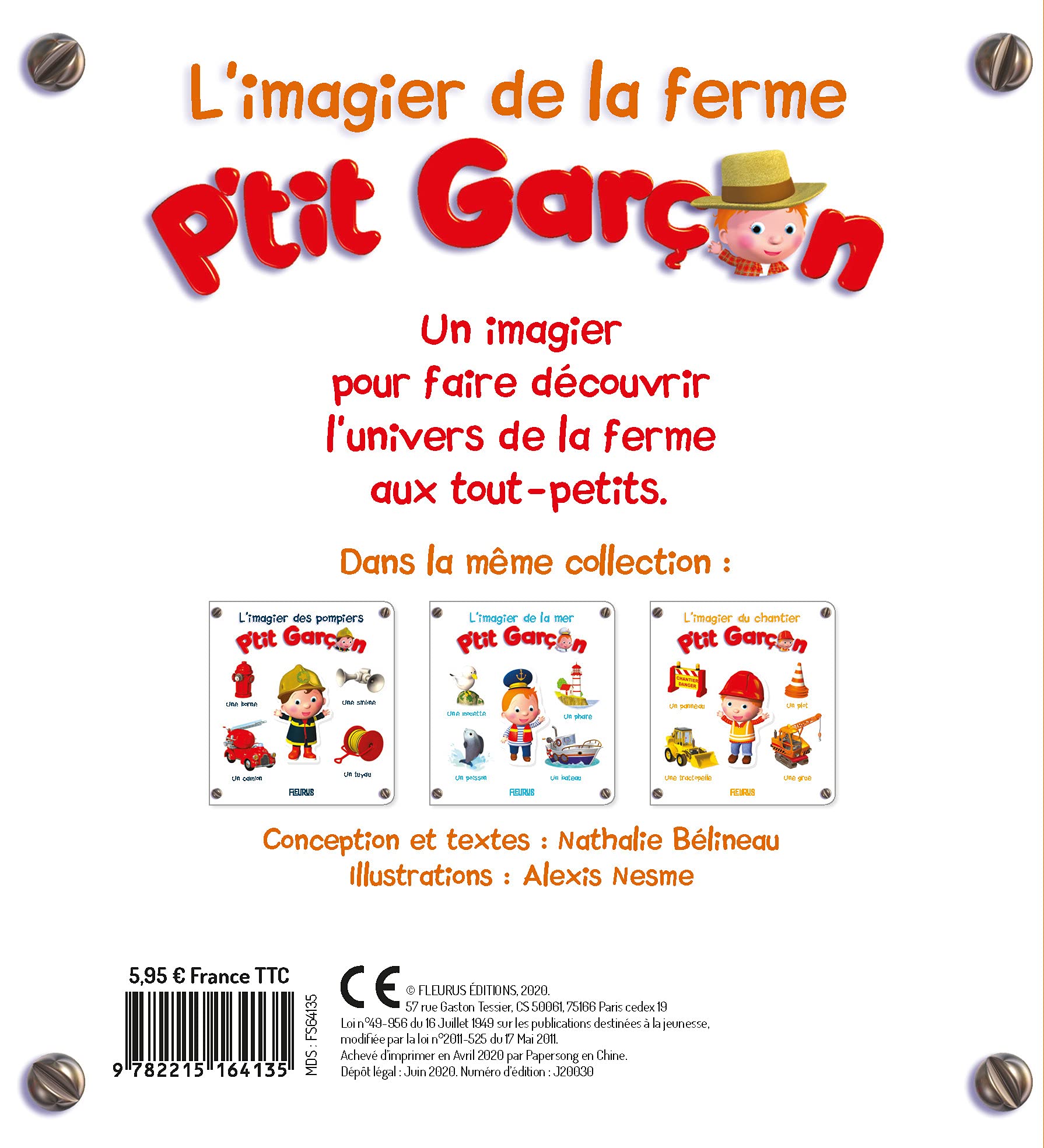 L'imagier de la ferme- P'tit Garçon