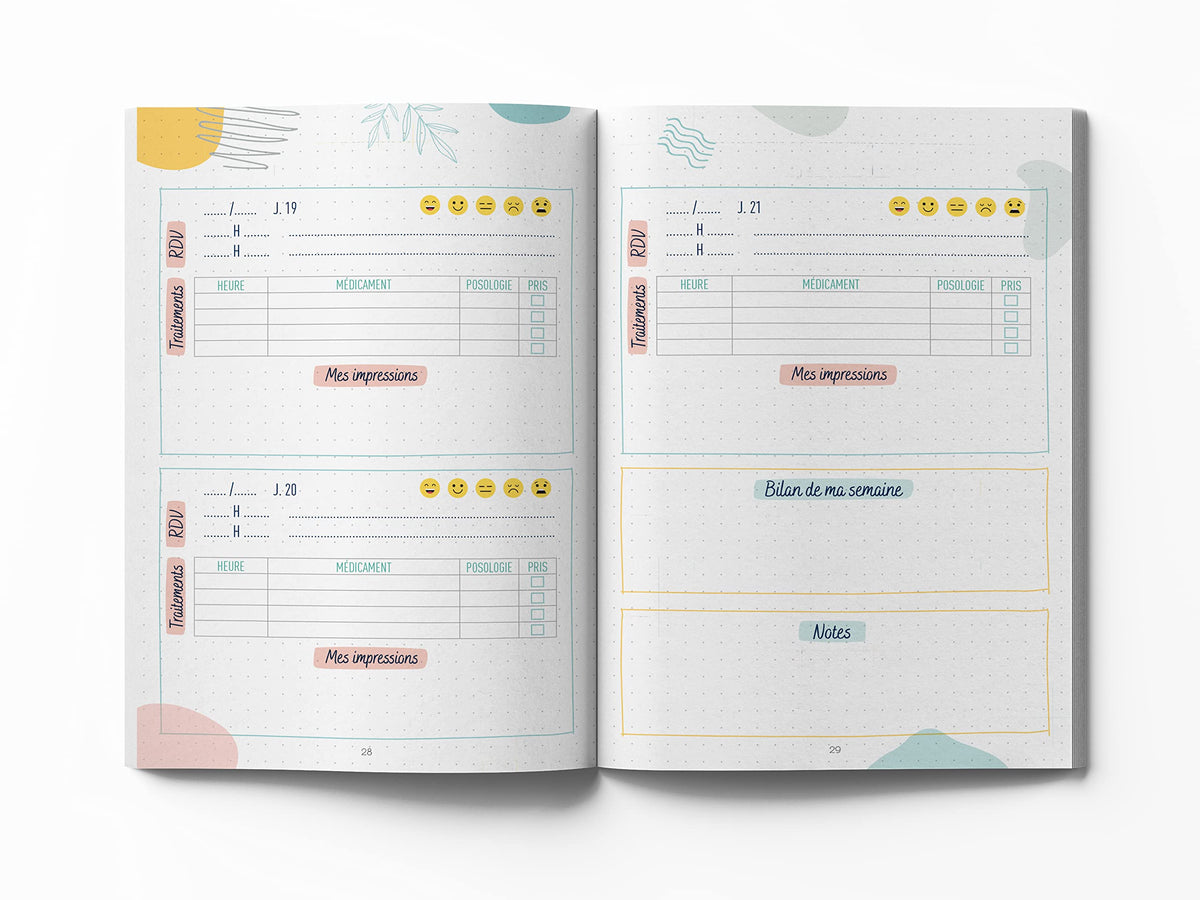 Mon carnet de FIV – journal de bord pour accompagner le parcours PMA (2 protocoles complets de FIV)