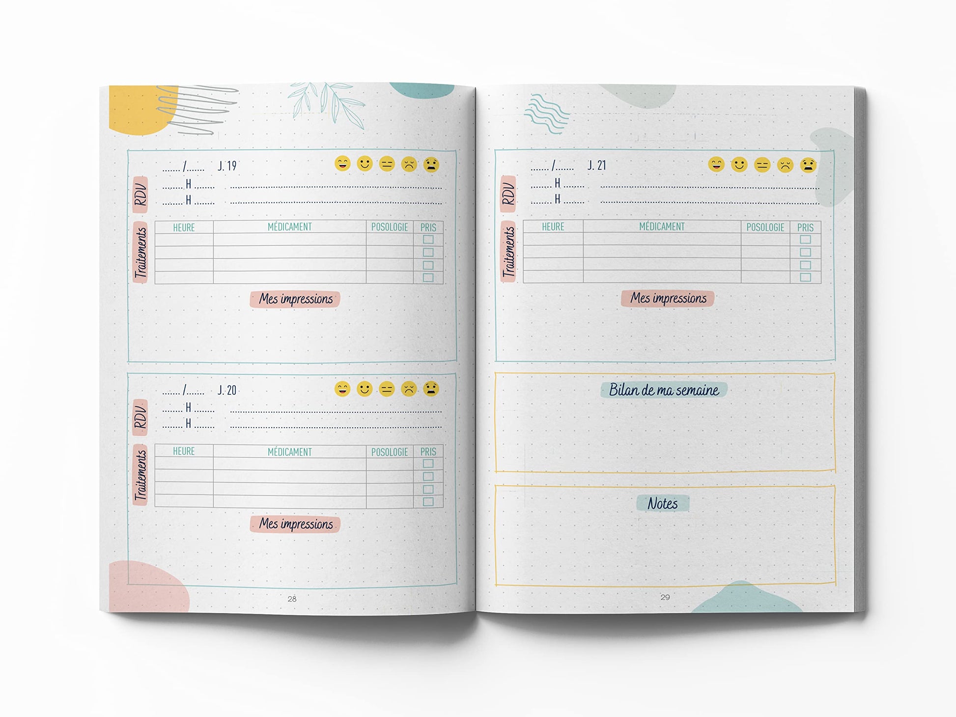 Mon carnet de FIV – journal de bord pour accompagner le parcours PMA (2 protocoles complets de FIV)