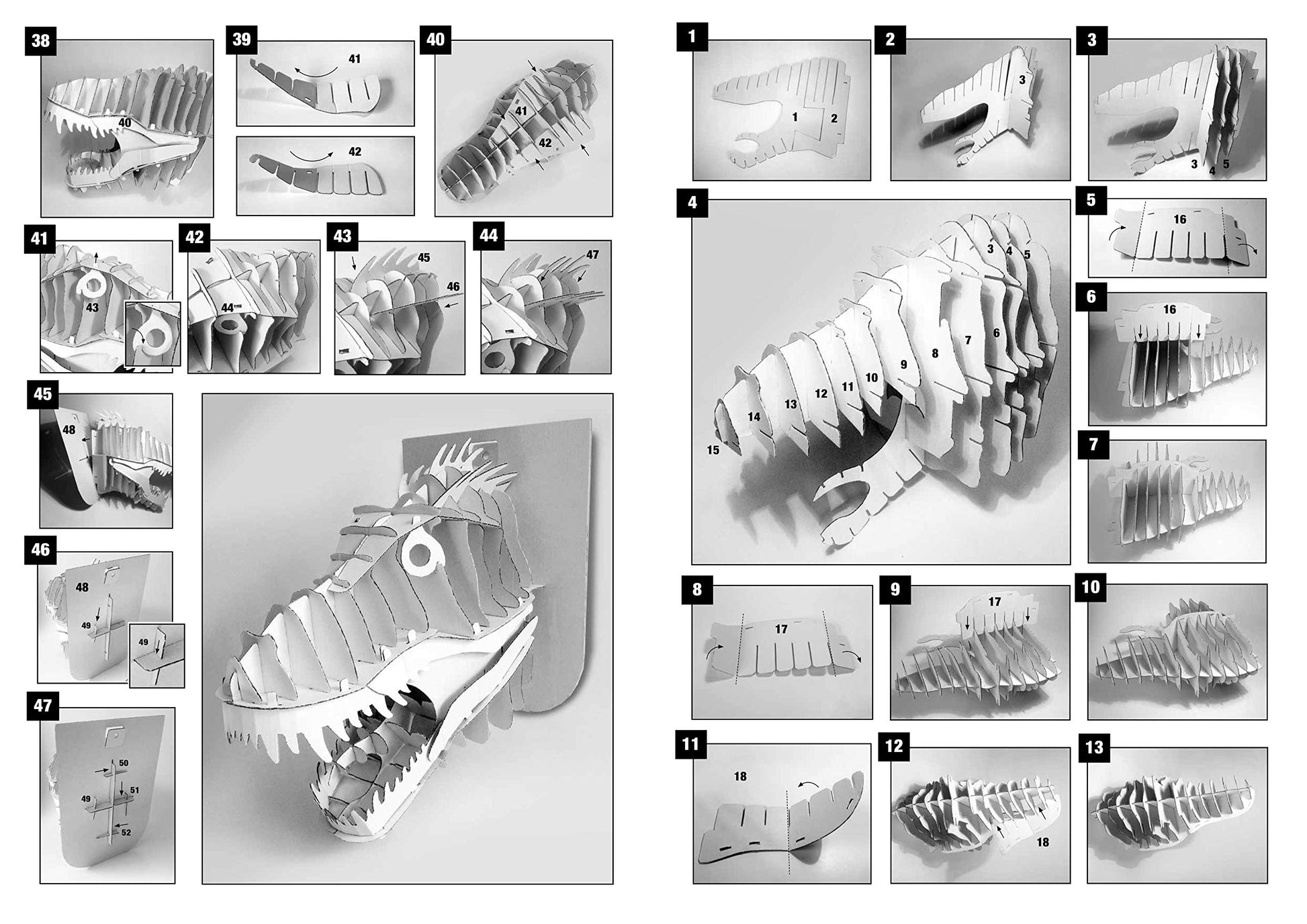 Crée ton T-Rex en 3D ! : Coffret avec 1 maquette et 1 livre de 32 pages pour tout savoir sur le T.Rex