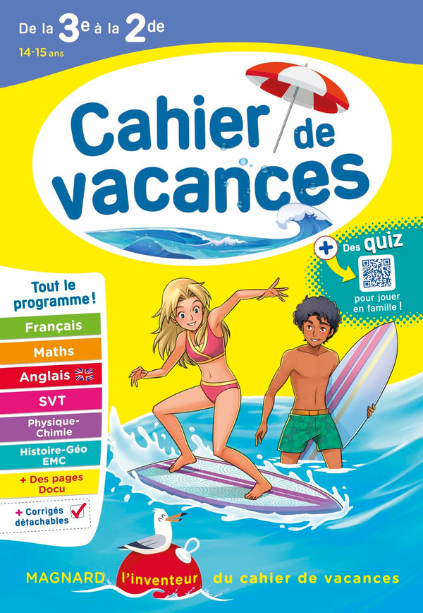 Cahier de vacances 2025, de la 3e vers la 2de: Magnard, l'inventeur des cahiers de vacances