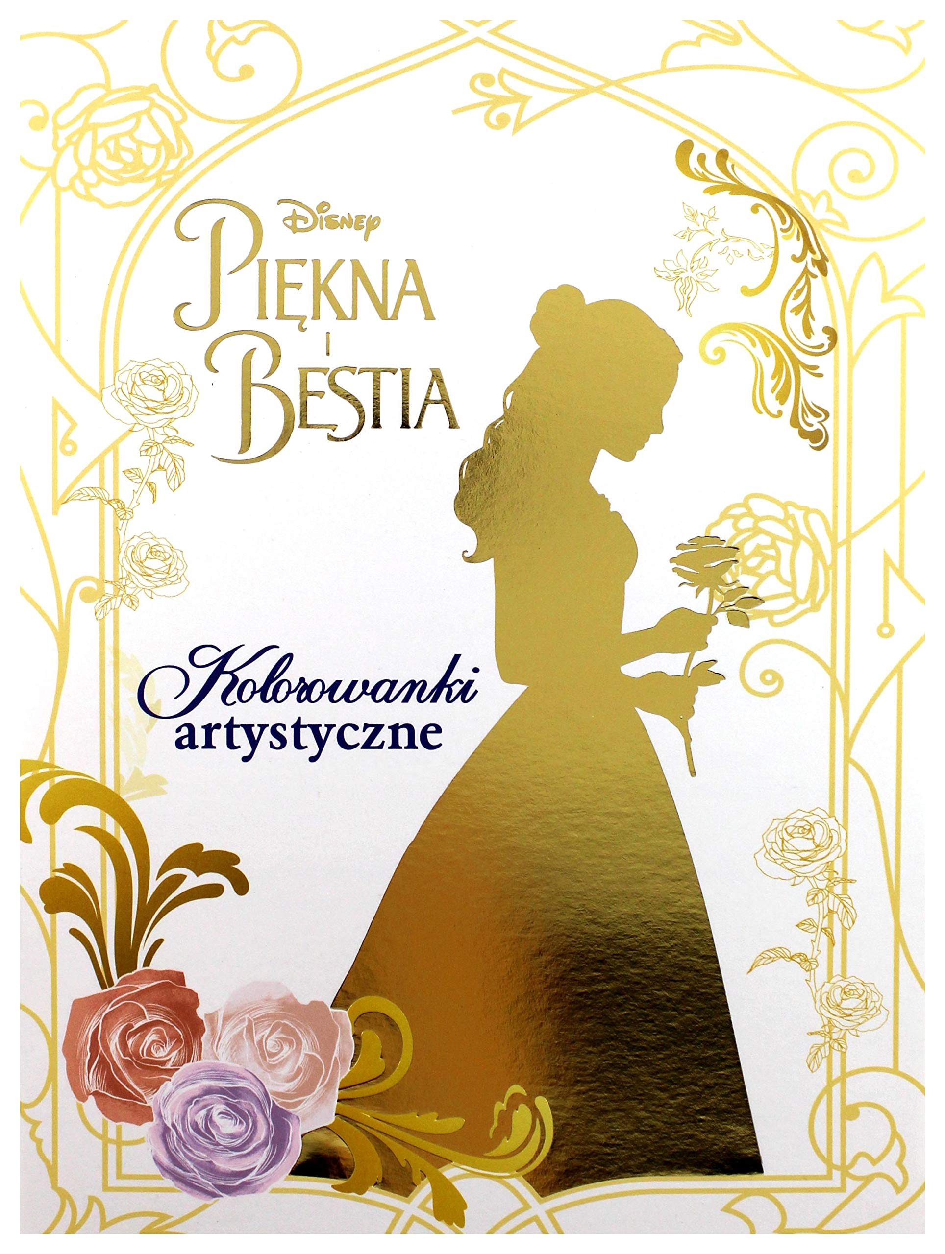 Disney Piękna i Bestia Kolorowanki artystyczne