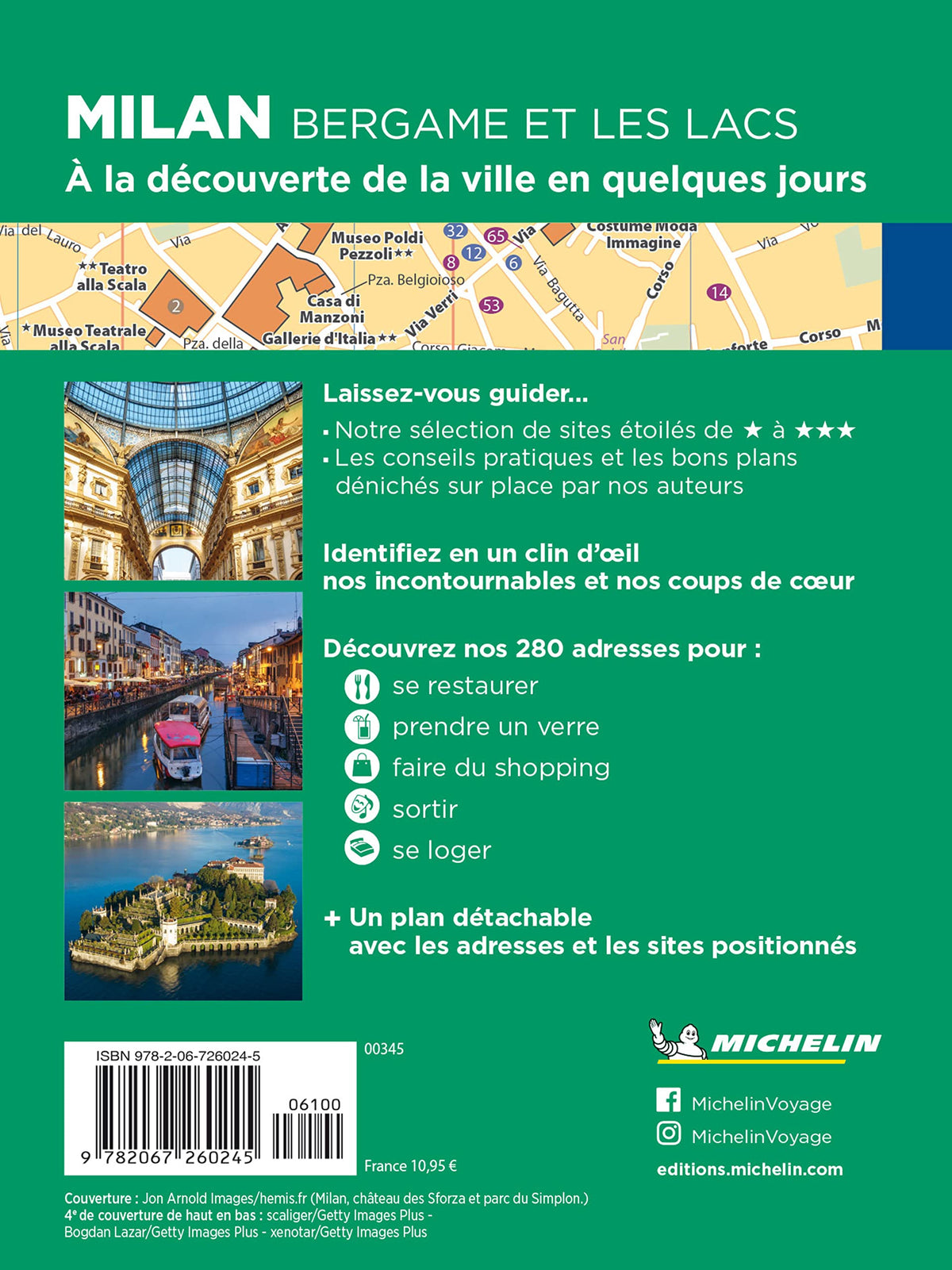 Guide Vert WE&GO Milan, Bergame et les lacs