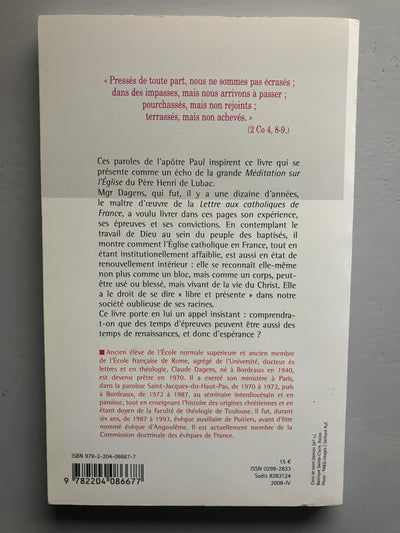 MEDITATION SUR L'EGLISE