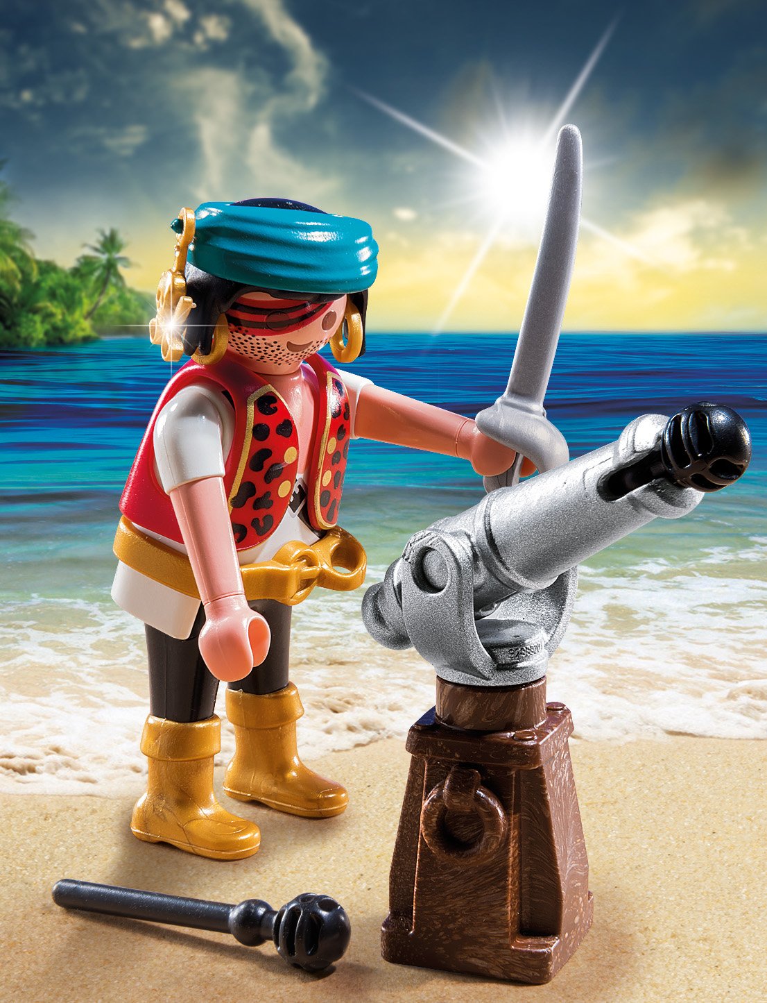 Playmobil - 5378 - Canonnier des Pirates Figurine Autre Norme