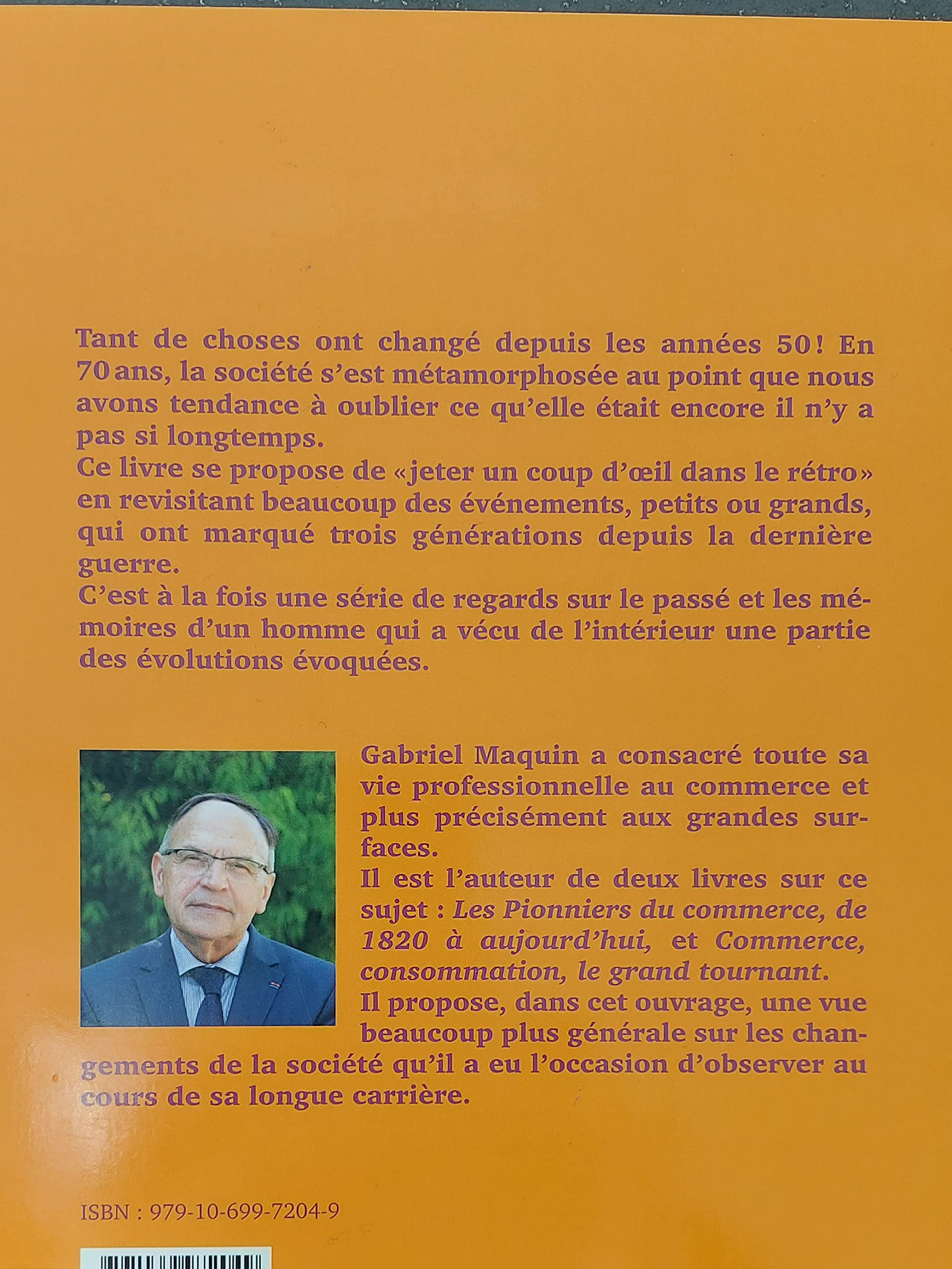 Mémoires et regards sur le temps qui passe 1950-2020