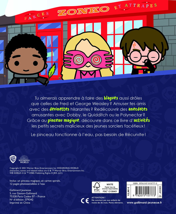 HARRY POTTER - BLAGUES ET DEVINETTES (PEINTURE MAGIQUE)