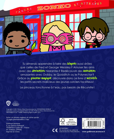 HARRY POTTER - BLAGUES ET DEVINETTES (PEINTURE MAGIQUE)