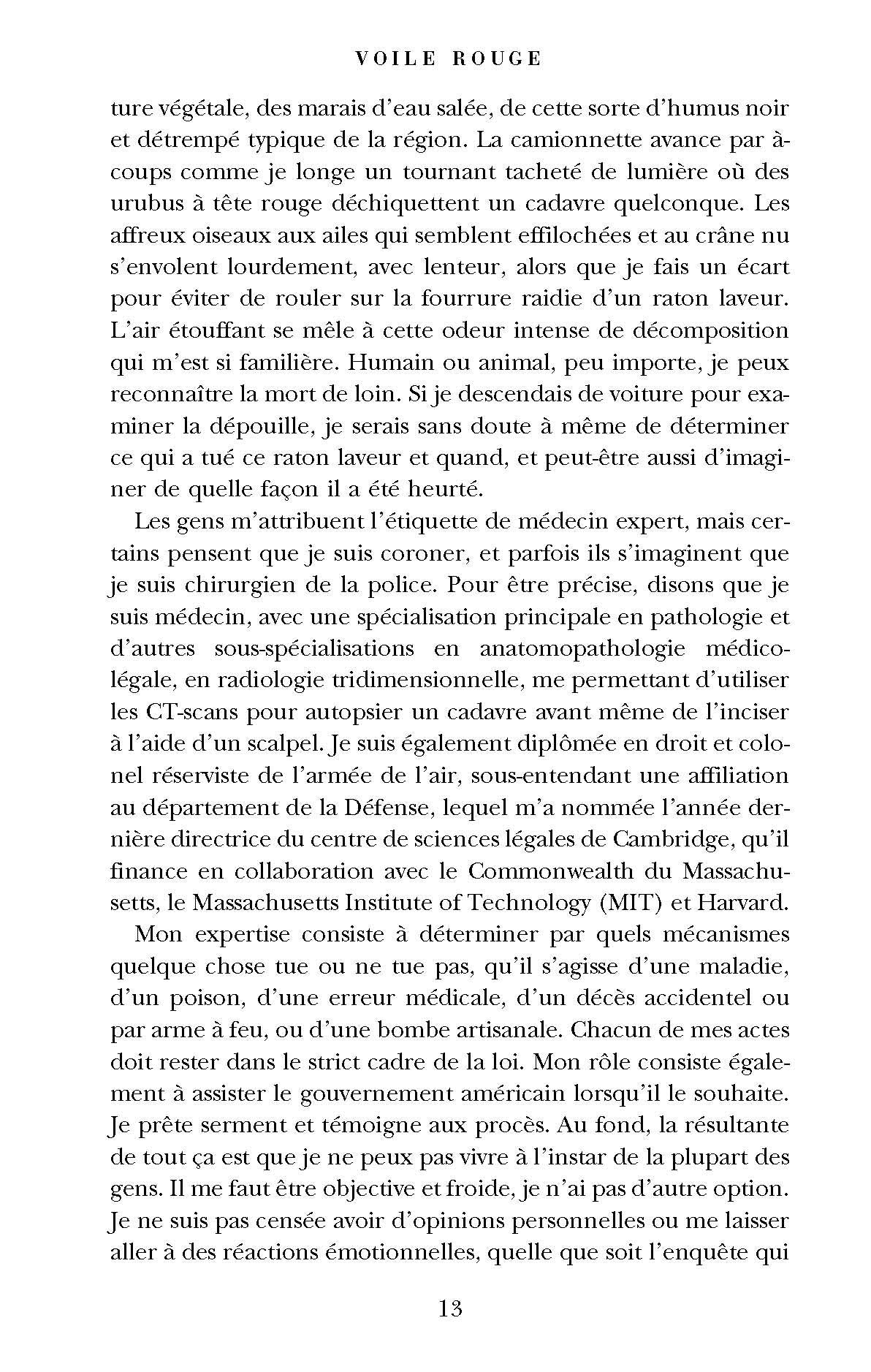 Voile rouge: Une enquête de Kay Scarpetta
