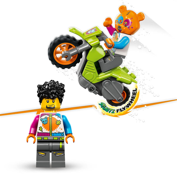 LEGO City Stuntz 60356 La Moto de Cascade de l’Ours, Jouet pour Effectuer des Sauts et des Figures, Jeu pour Garçons et Filles 5 Ans, Idée Cadeau