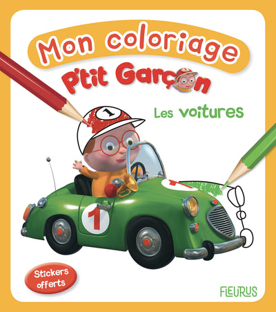 Mon coloriage p'tit garçon - Les voitures
