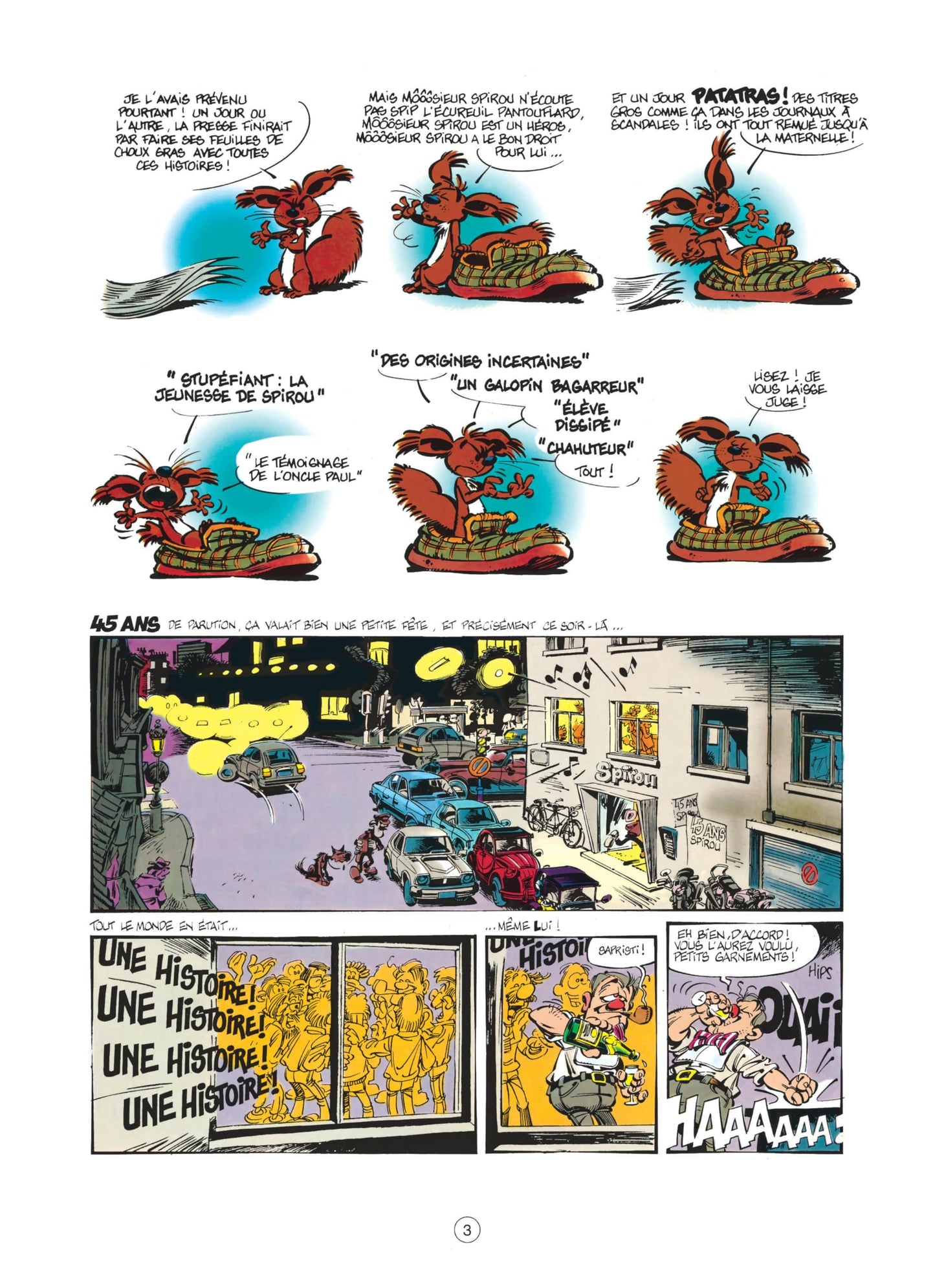 Spirou et Fantasio, tome 38 : La Jeunesse de Spirou