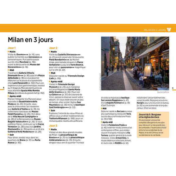 Guide Vert WE&GO Milan, Bergame et les lacs