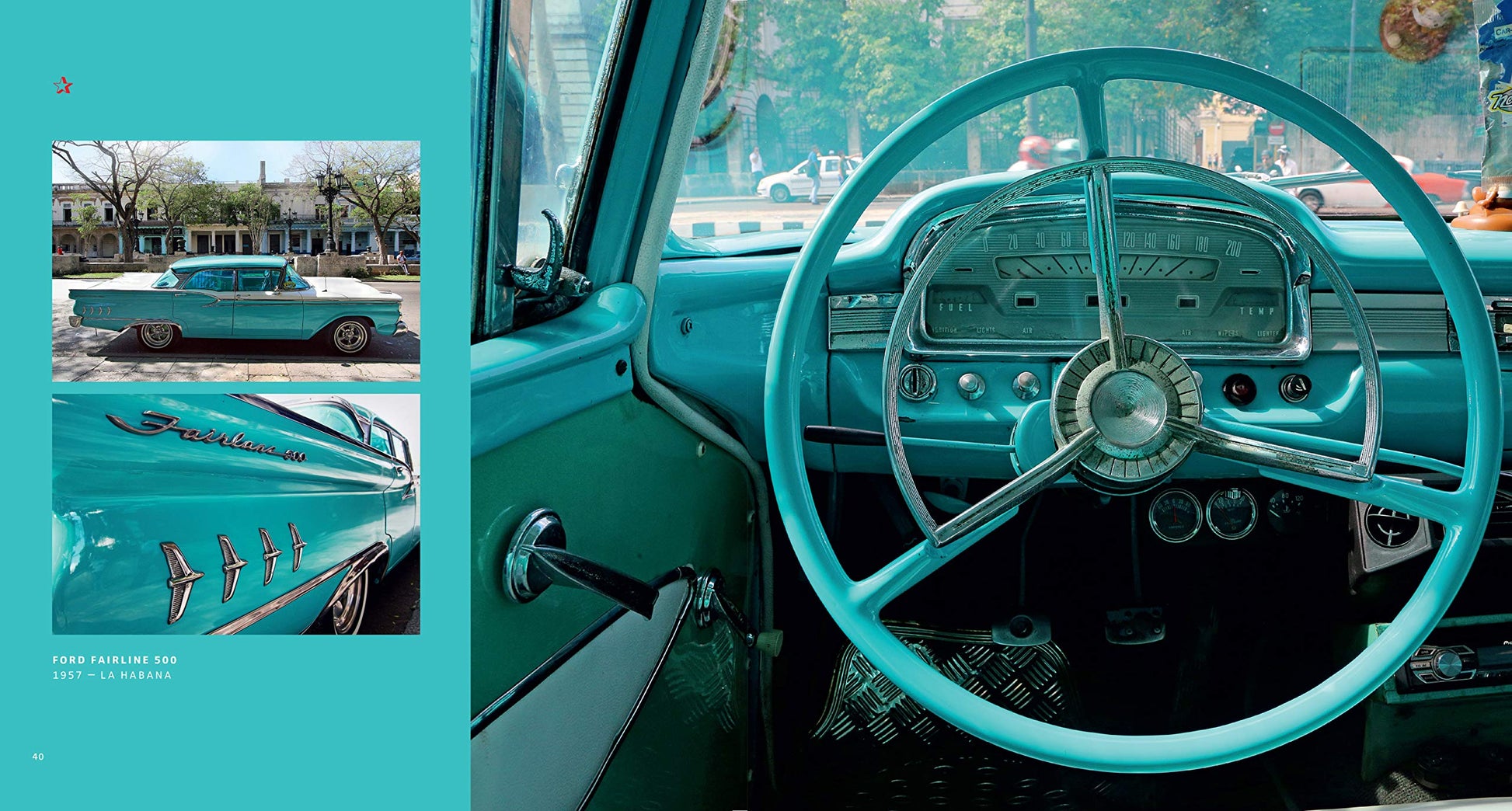 Les couleurs de Cuba. Voitures mythique des années 50