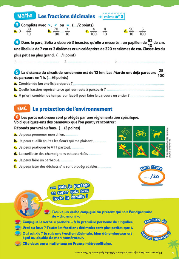 Tous en vacances ! Du CM1 au CM2