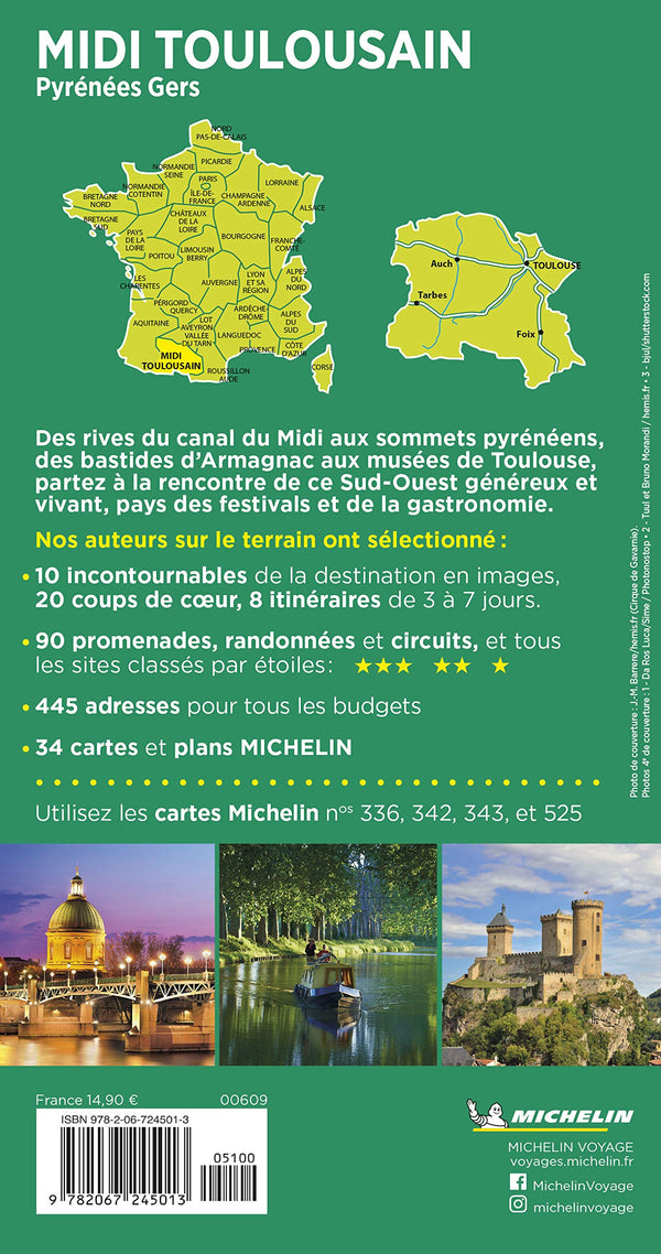 Guide Vert Midi Toulousain - Pyrénées - Gers